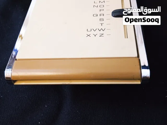 Vintage Carl Pop-up Telephone Index - Made in Japan - Excellent Conditionفهرس هواتف "أنتيك" ياباني