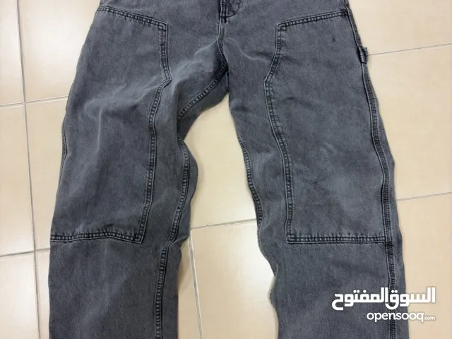 Authentic Zara Grey Carpenter Jeans, Size L – QR 70, Qatar