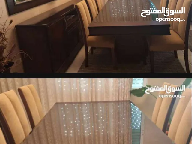 غرفه سفره كامله 8 كراسي .دلسوار. فضيه