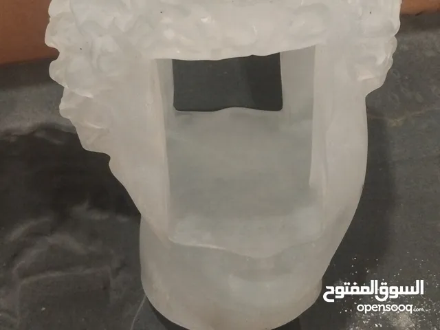 عدد 2 رأس انسان كريستال صناعه فرنسيه شركه Daum اصدار محدود من Daum