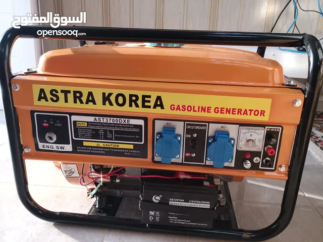 مولد كهرباء جديد بقوة 3800 كيلو وات( جنريتر) من شركة ASTRA KOREA للتواصل(سلف)  للتواصل