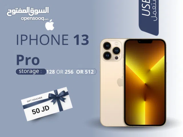 IPHONE 13 PRO ( 128GB ) USED /// آيفون 13 برو ذاكرة 128 مستعمل وكاله