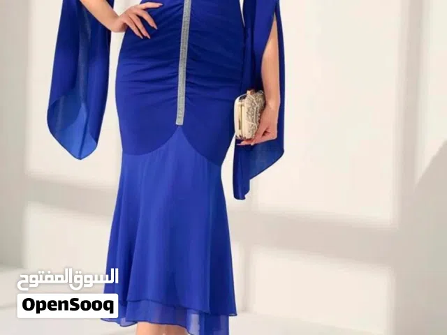 فستان ازرق سهرة جميل