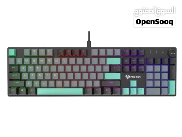 Meetion MK009 RD Hotswap Red Switch Mechanical Wired Gaming Keyboard لوحة مفاتيح ألعاب ميكانيكي سلكي