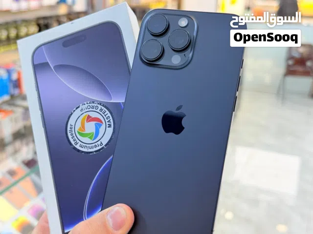 ايفون 16 برو ماكس ذاكره 256. بطارية 100. ضمان 5 اايام. نظافه 100%