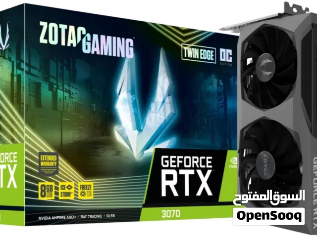 كرت شاشة 3070 زوتك مع بور سبلاي 650 واط