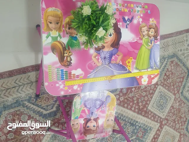 مكتب للاطفال table with chair for child  8 omr only