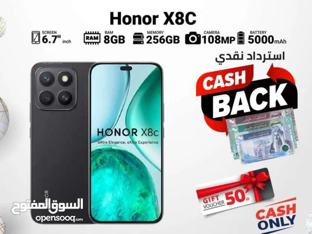 خصم فوري 10 دنانير /// HONOR X8C ( 256GB ) / 16 RAM NEW