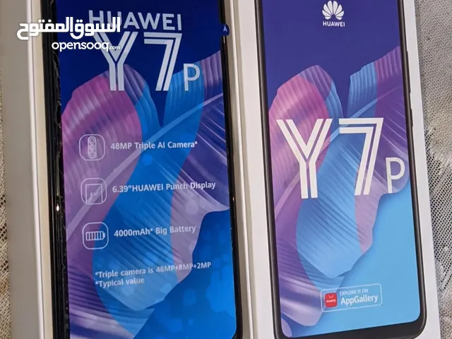 موبايل Huawei y7p اسمر للبيع بحالة ممتازة 64جيجا 4،جيجا رام