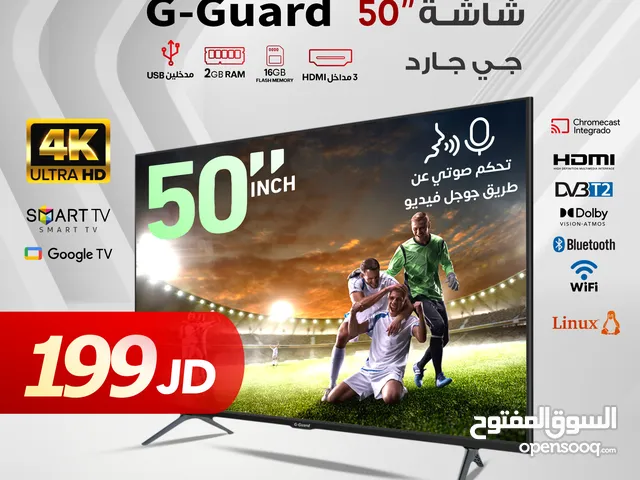 للبيع شاشة جي جارد 50انش سمارت 4K كريتف