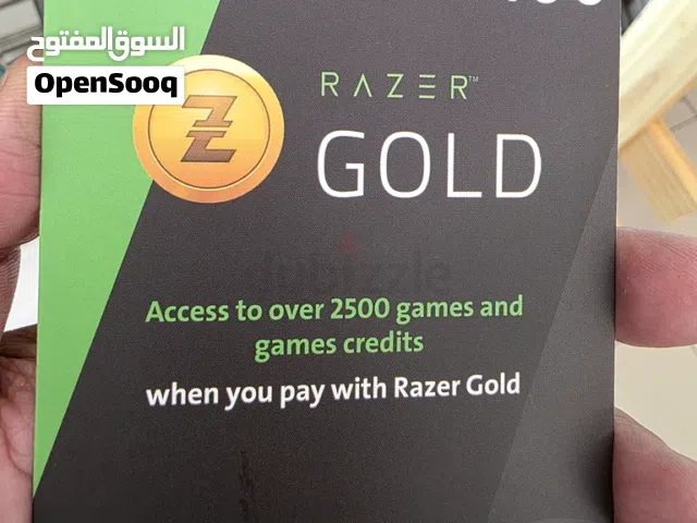 بطاقات ريزر جولد