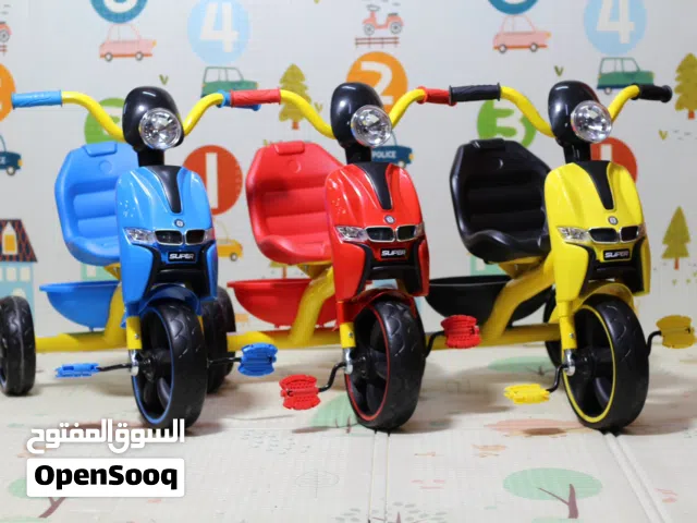 عرض جديد في Island Toys على الدراجة الثلاثية للأطفال “SUPER” بتصميم أنيق ومتين ومميز