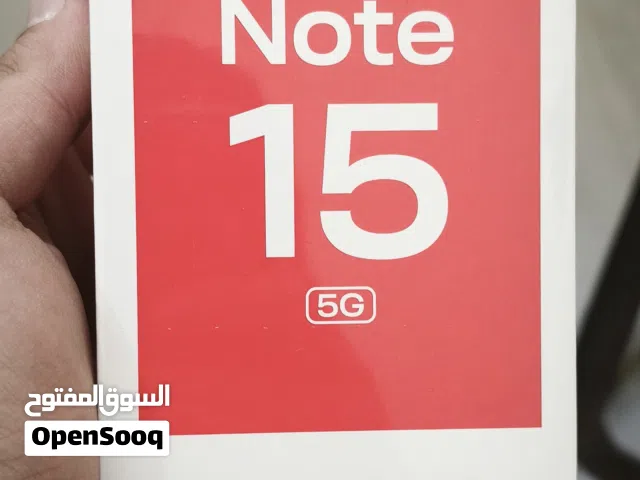 REDMI Note 15 5G 256GB : التخزين الرام : 8GB من اقوى الاجهزة في العالم بسعر الحرررق