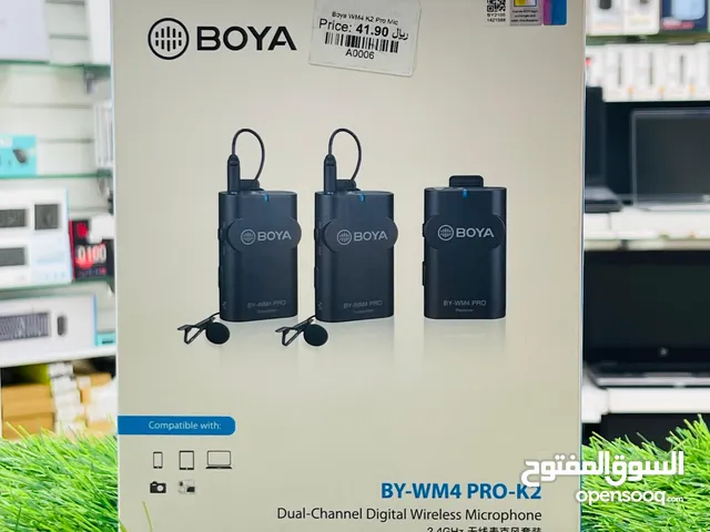 Boya by-WM4 PRO-K2 Dual-Channel Digital Wireless Auxiliary Omnidirectional Microphone