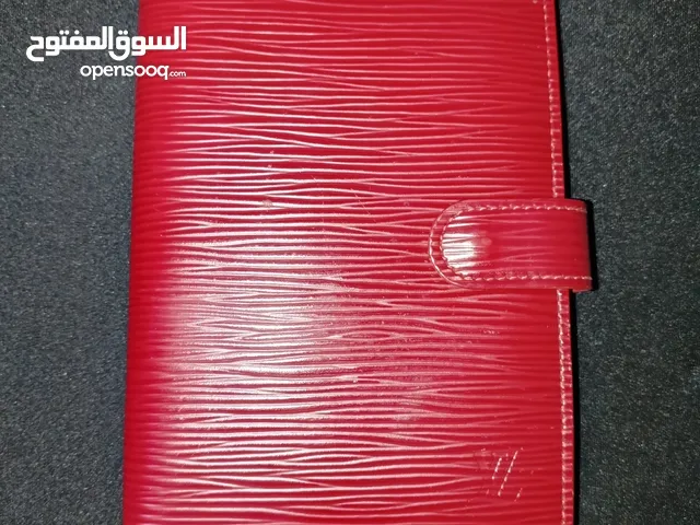 authentic Louis Vuitton read leather women notebook
