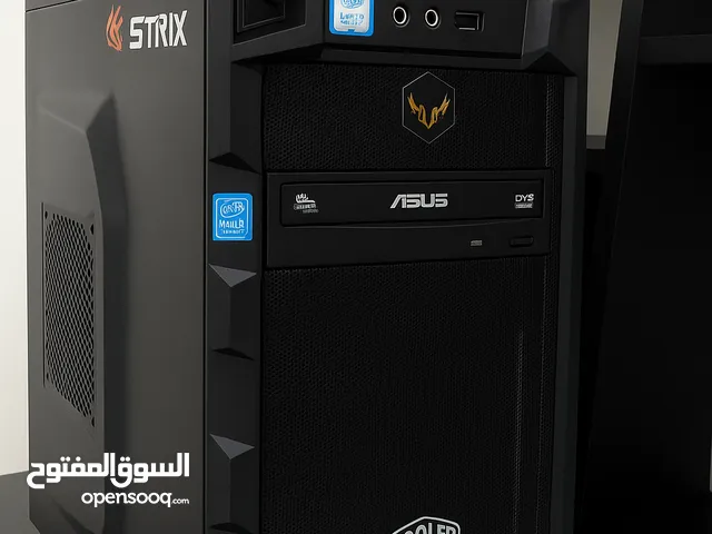 كمبيوتر مكتبي للبيع – ممتاز للألعاب، المونتاج، والدراسة   جهاز نظيف وسريع، شغال بدون أي مشاكل