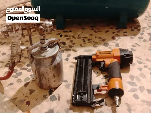 كمبريسة50لتر هواء وفرد طخ مسامير وفرد رش دهان للبيع