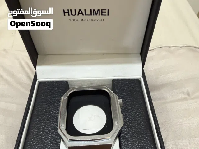 حزام ساعة أبل 44 معدني و سيلكون شكل ساعة AP