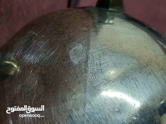طقم نحاس أمريكي مطلي فضة