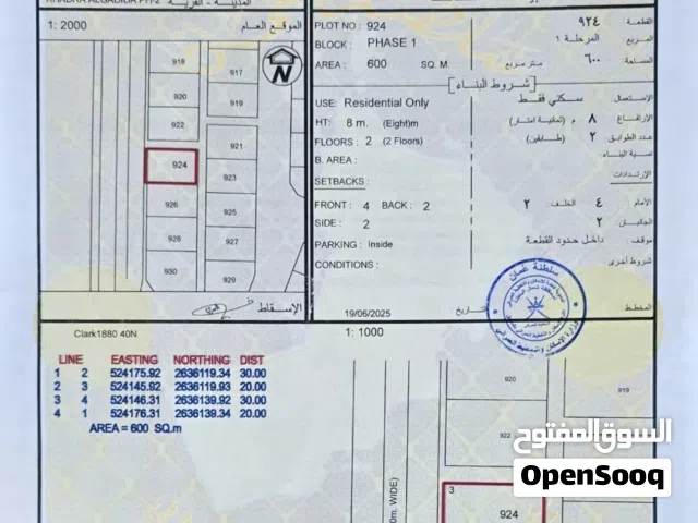 Residential Land for Sale in Al Batinah Suwaiq