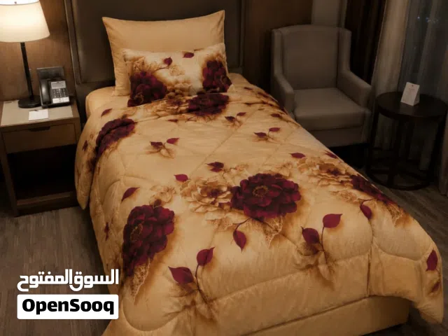 لحاف صيفي محشي مايكوفايبر +وجه مخده +كفر مطاط