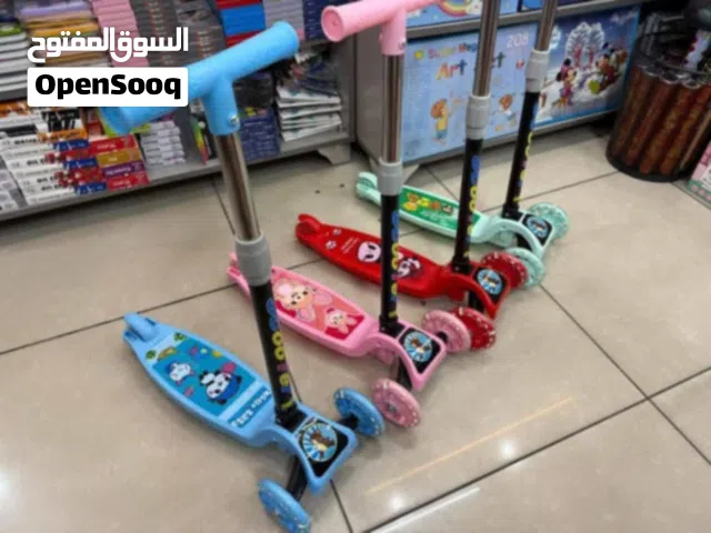 سكوتر اطفال من الستيل و البلاستيك المقوى ضد الكسر