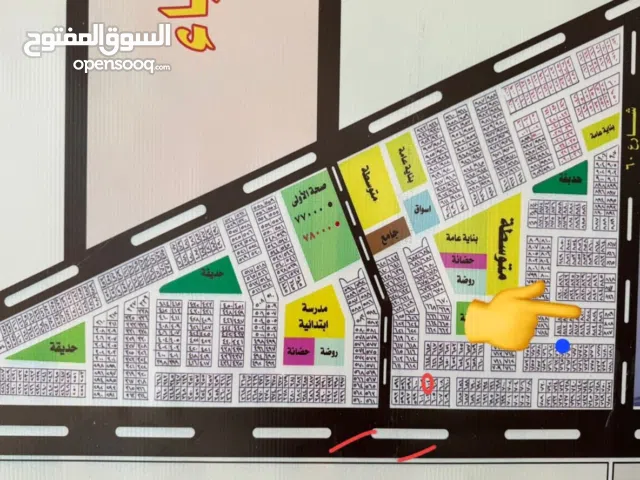 100م للبيع حي الصحة الاولى خلف التجاري