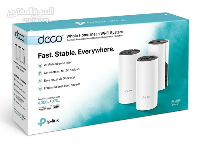 TP-Link Deco M4(3-pack) AC1200 Whole Home Mesh Wi-Fi System