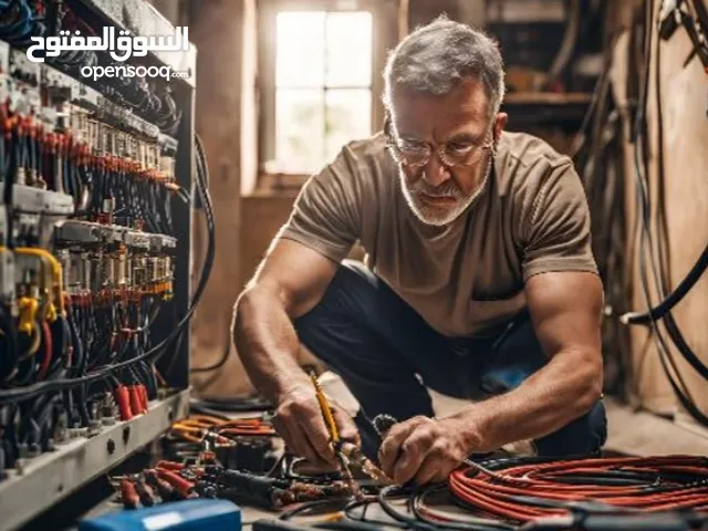 تمديدات وصيانة كهرباء منزلية على مدار الساعة خبرة 25 سنة