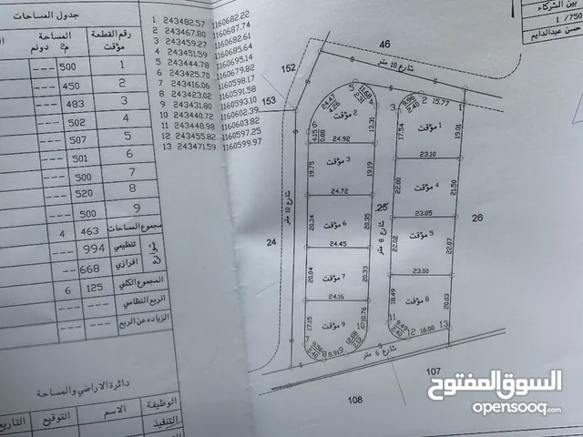 قطعة أرض للبيع جريبا حوض ام دريجات