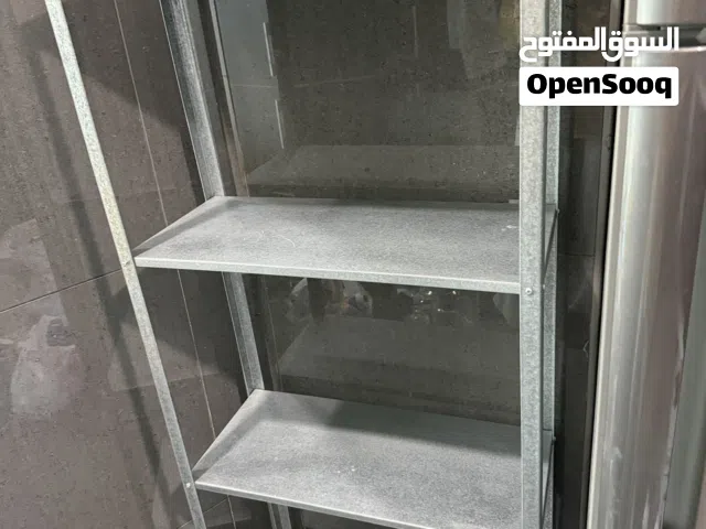 metal shelf grey