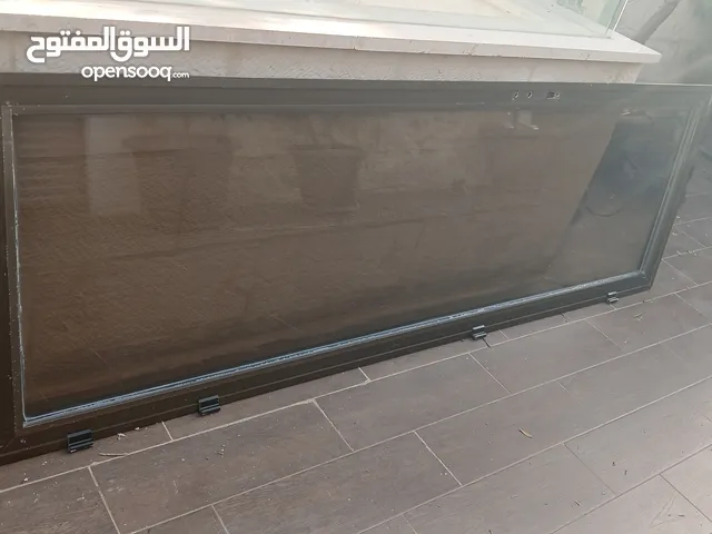 باب الامنيوم قزاز طبقتين الطول مترين ونص/والعرض متر شباك الامنيوم قزاز طبقتين الطول متر و65/والعرض م