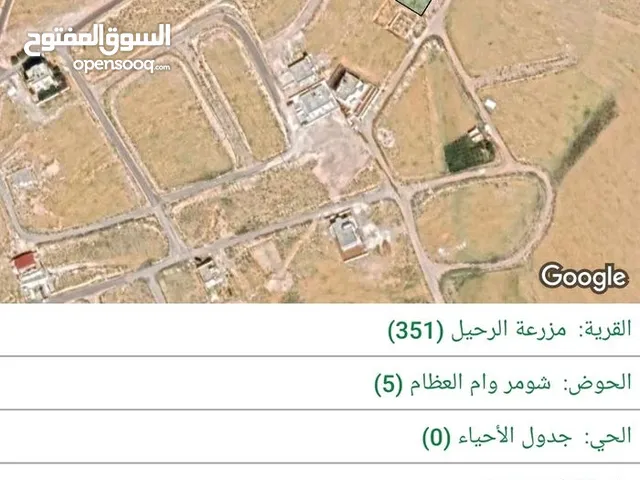 ارض للاستثمار في الاردن منطقة اسكان الرياض بيرين