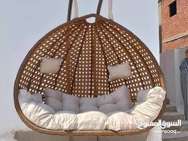 مرجيحه عش العصفور فخمممه ذتتحمل فردين وزياده مصنوعه من الحديد والراتان المجدول بيور