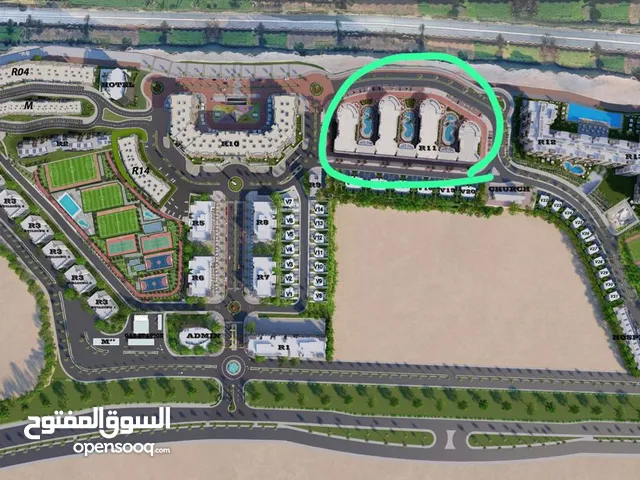 شقة علي النيل في بورتو المنيا