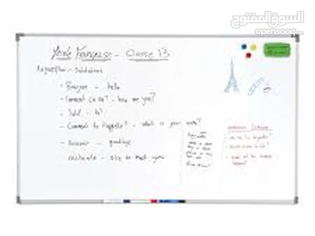 White board duble face  سبورة بيضاء على الوجهين  للبيع عدد 5 240cm×120cm