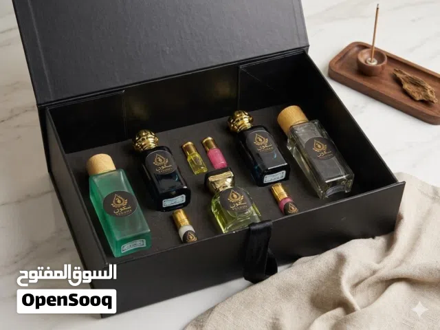 عطور بوكس رجالي أو نسائي بجوده عاليه للاستعمال الشخصي والهدايا 9 زجاجات بأحجام متنوعه