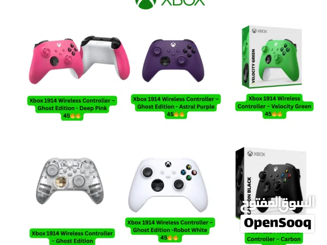 تحكم بلا حدود مع Xbox 1914 Wireless Controller    يد اكس بوكس احصل عليها الآن بسعر مميز فقط 45 دينار
