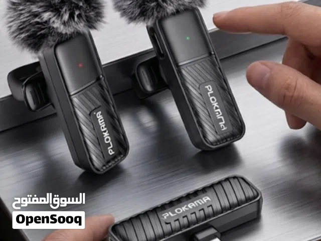 مايكروفون  نك مايك vm 20  plokama بلوكاما wireless .. 2 to 1