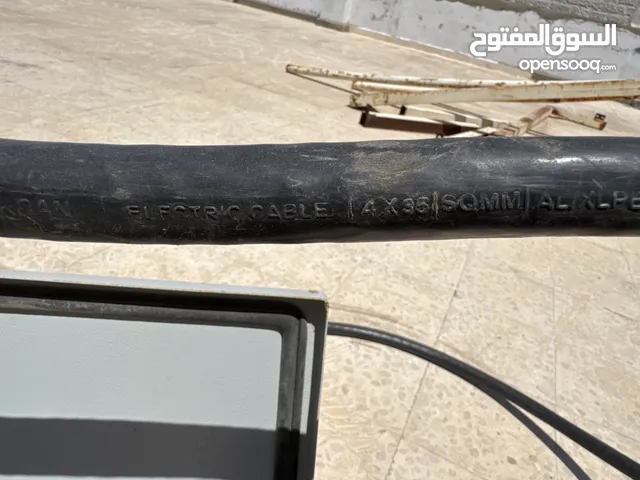 كيبلات كهرباء عدد 2 3 فاز الألمنيوم 50 متر نحاس 15 متر