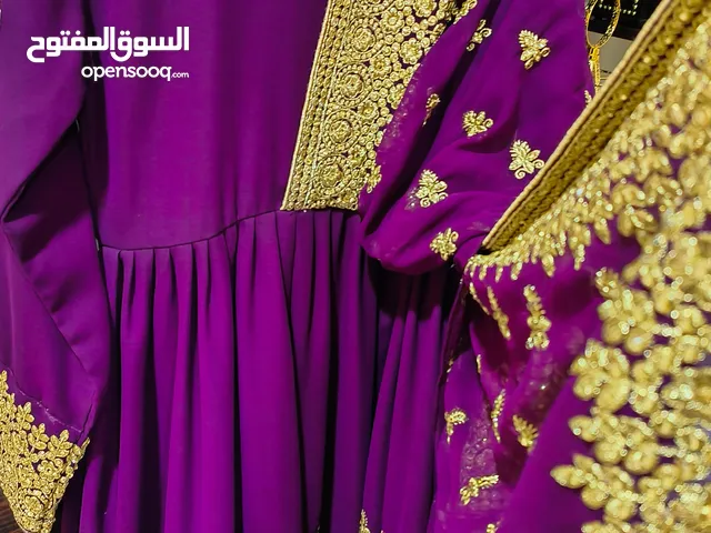 فستان طوله 47 inch ،ملائم لمناسبات الناصفة والقرقاعون .