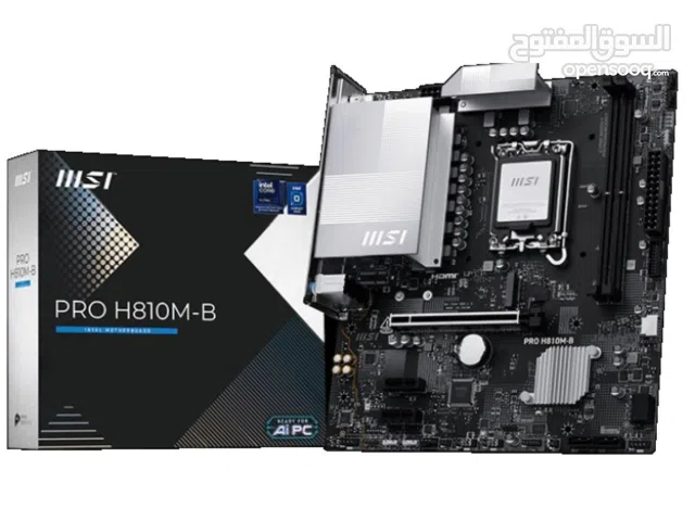 مذربورد ام اس اي برو لمعالجات انتل الجيل 15 - كور الترا - MSI PRO H810M-B/DDR5 LGA 1851 MOTHERBOARD