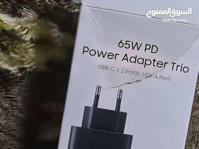 شاحن سامسونج 65 واط الاصلي ( 3 مداخل ) 65 , 25 , 15