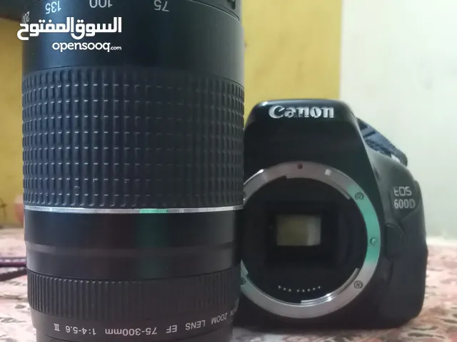 Canon 600D + Canon 75-300 lens EF 75-300mm F/كانون 600d4-5.6 III