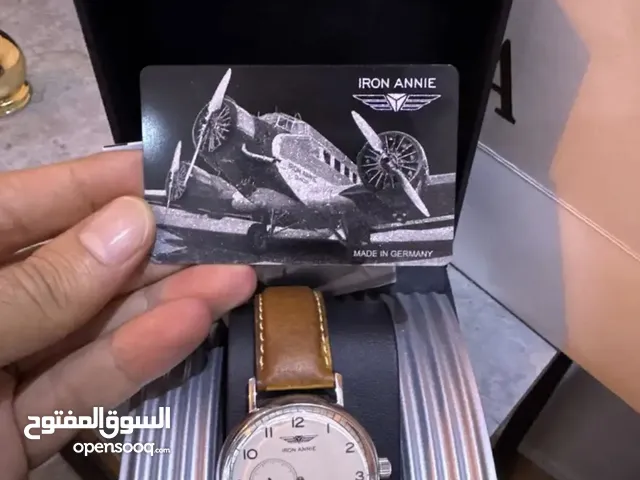 ساعة ايرون اني الألماني الأصلي جديد كرتون معروفه عالميا من افخم الماركات والساعه والله العظيم كرتون