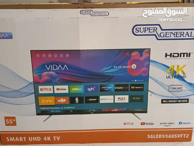 تلفون سوبر جنرال55 بوصه/tv super genral55inch