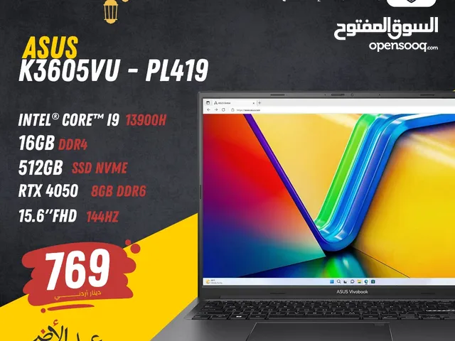 LAPTOP ASUS GAMING CORE I9