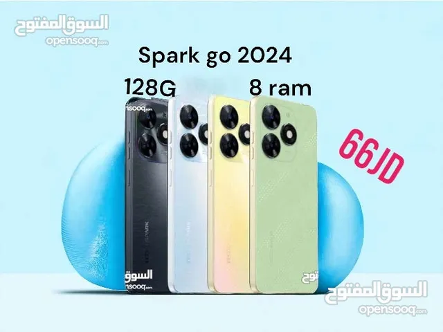 Tecno spark go 2024 /128g/8ram[4+4]/تكنو سبارك جو