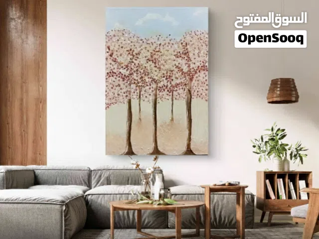 circle tablue  acrylic on canvas  parrot  handmade 70*50