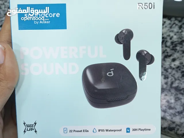 R50i  من Soundcore Anker   مشغل 10 ملم صوت قوي، بلوتوث 5.3، مقاومة للمياه، بطارية حتى 30 ساعة